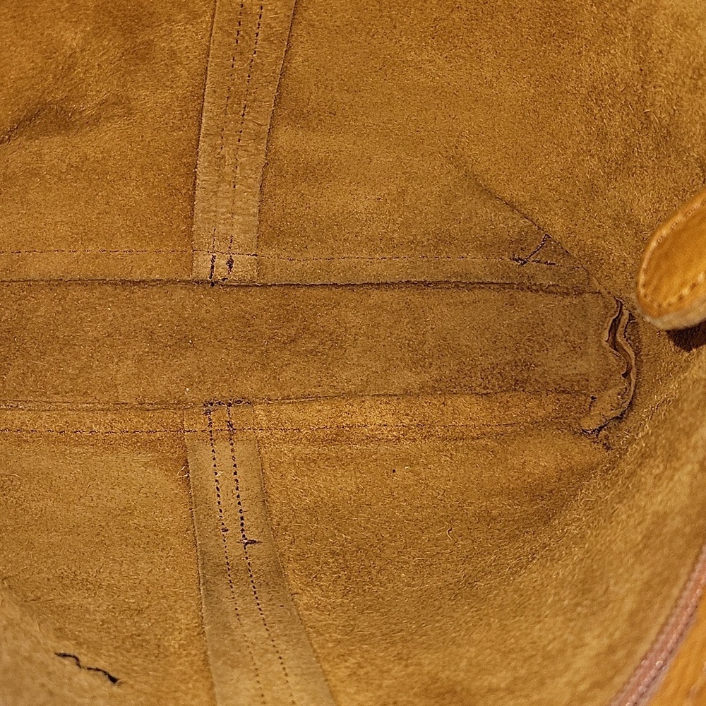 Duluth Trading Brown Pebble Leather Shoulder Bag - Picture 12 of 14